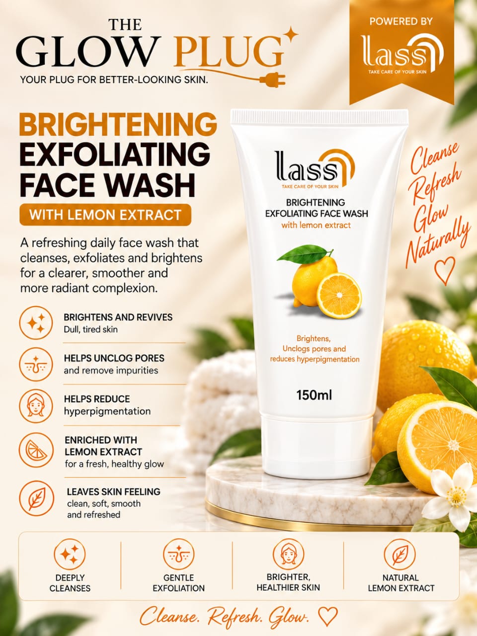Brightening Exfoliating Face Wash