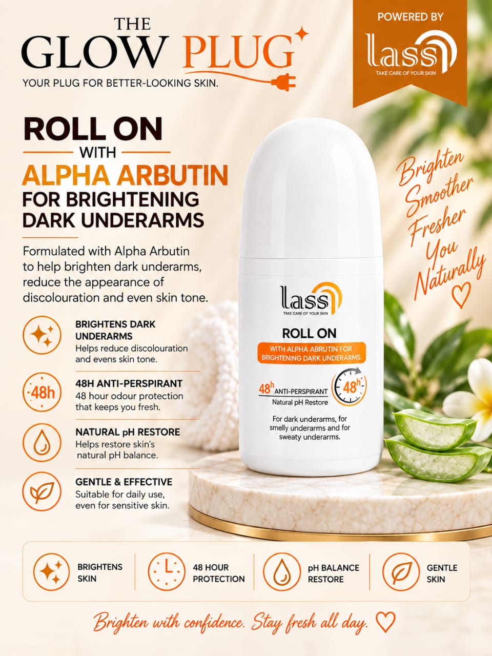 Roll On - With Alpha Arbutin